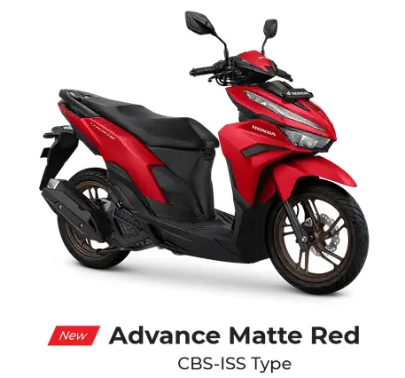 vario 125 advance matte red
