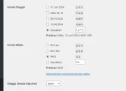 Cara Mengatur Format Waktu pada WordPress