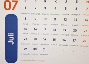 Jadwal Libur dan Hari Besar di Bulan Juli 2024