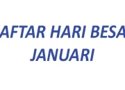Daftar Hari Besar Bulan Januari: Perayaan Hari dan Sejarah Penting