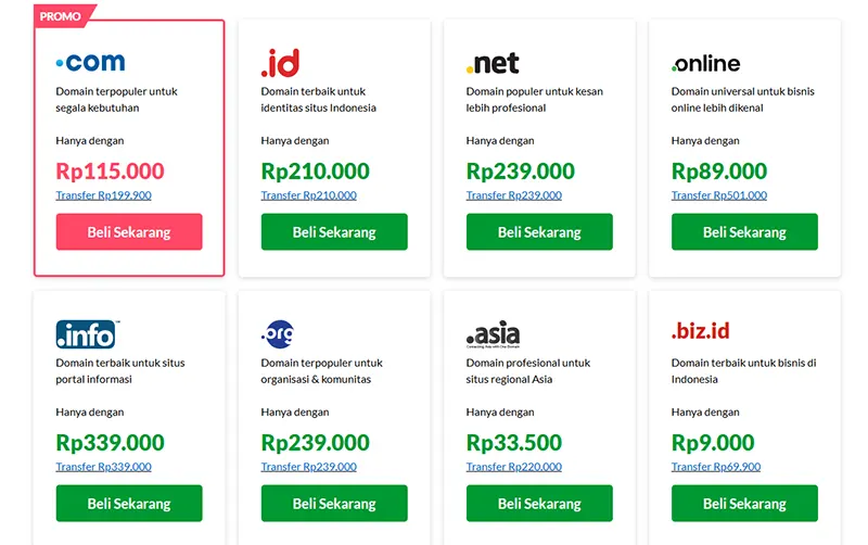 harga domain