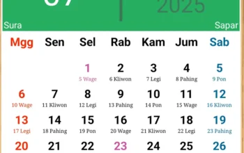 kalender juli 2025