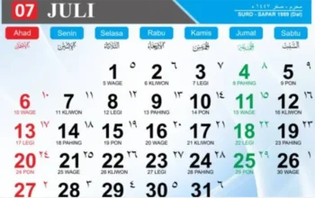 kalender jawa juli 2025