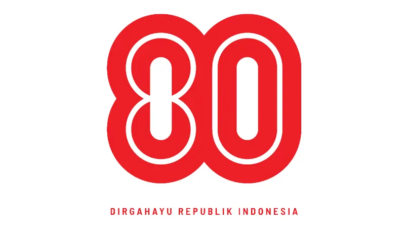 tema hingga logo hut ke 80 ri