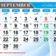 kalender september 2025