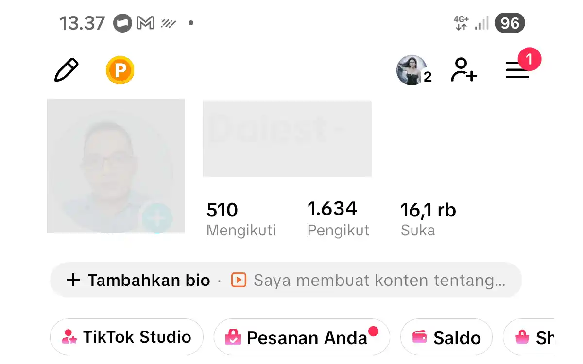 mengganti nama akun tiktok