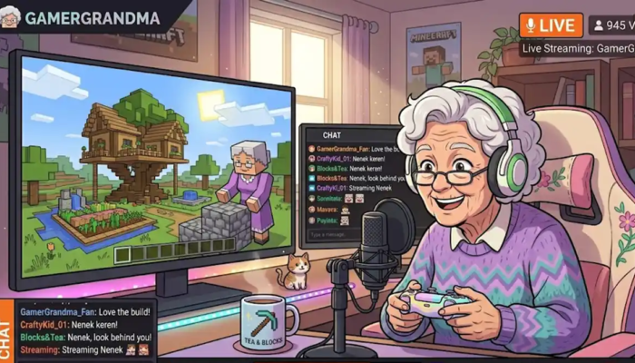 Streamer Minecraft Berusia 81 Tahun Jadi Korban Swatting, Polisi Kepung Rumah Saat Siaran Langsung