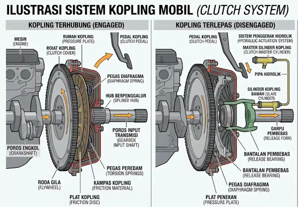 kopling mobil